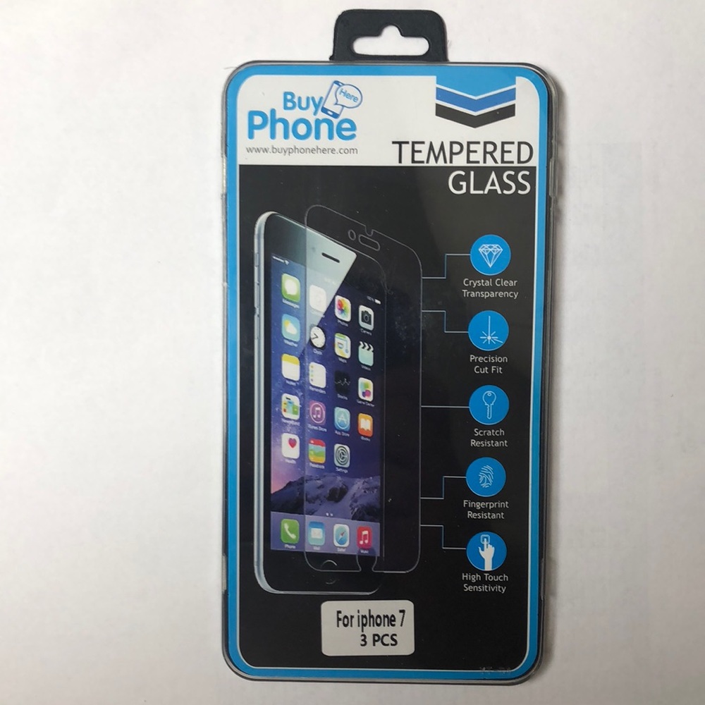 iPhone 7 Tempered Glass Screen Protector 3pack